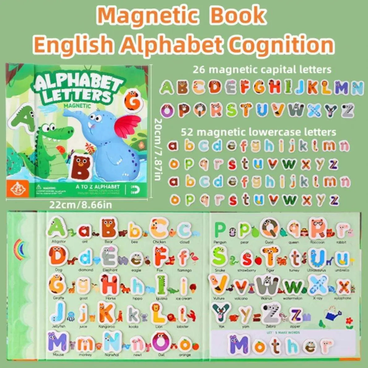 Magnetic Alphabets Learning Book