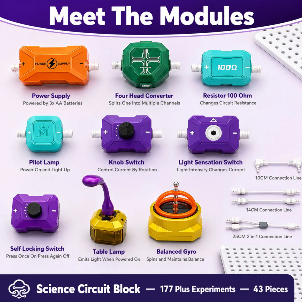 Electro Blocks — 177-in-1 Circuit Lab for Kids
