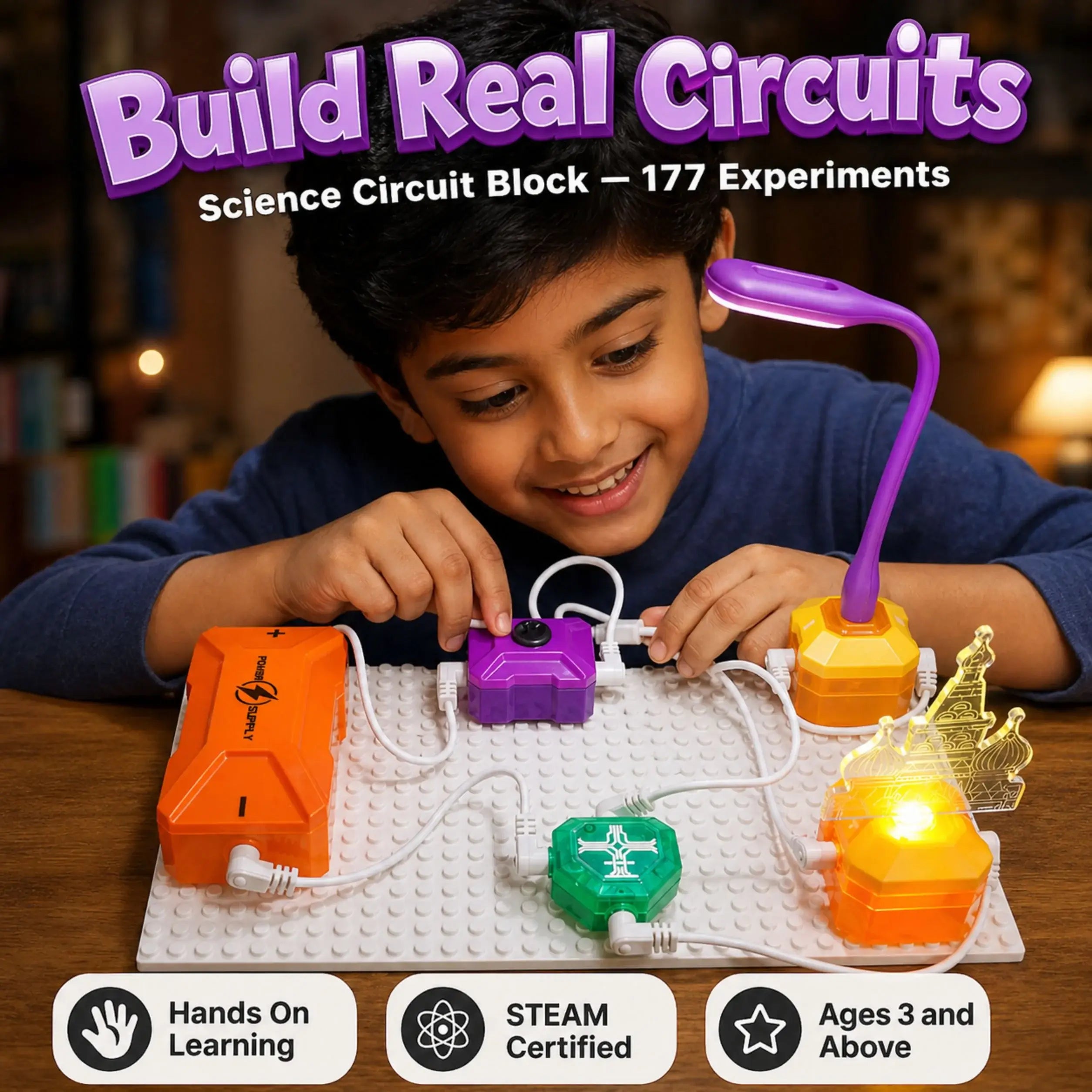 Electro Blocks — 177-in-1 Circuit Lab for Kids