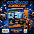 Gear Blocks Pro — 491-Piece 120-in-1 STEM Engineering Set