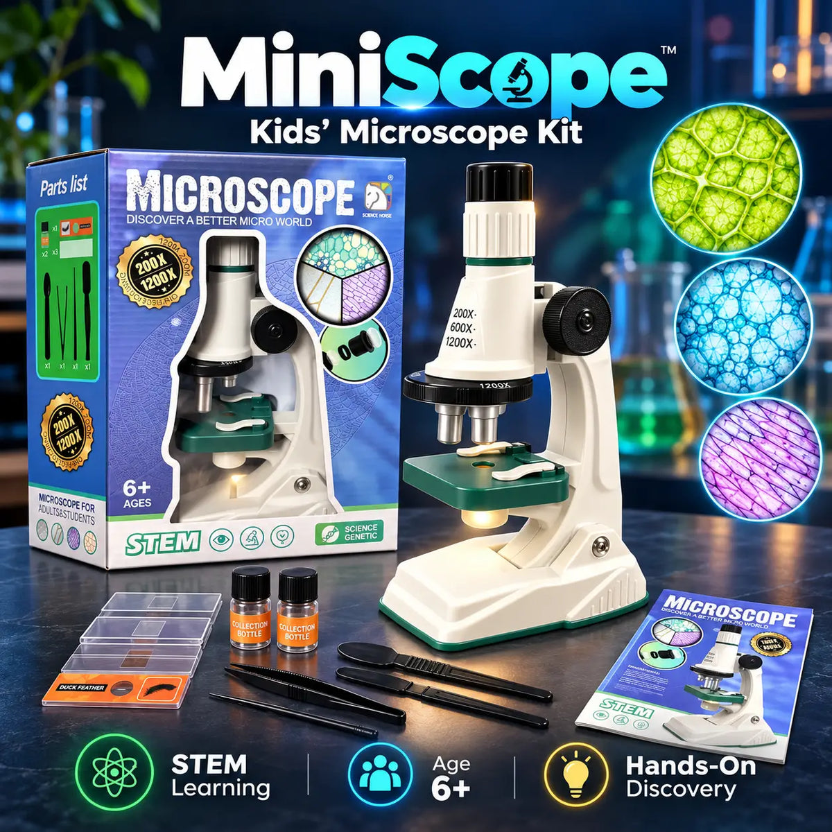 MiniScope – Kids' Microscope Kit