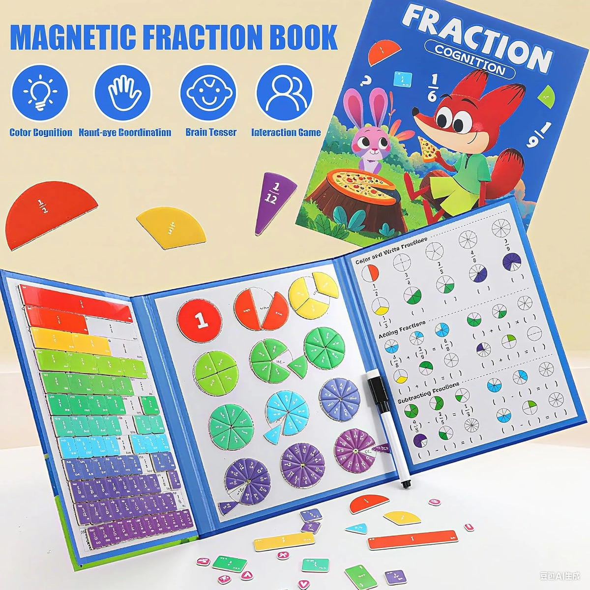 Magnetic Fraction Learning Book