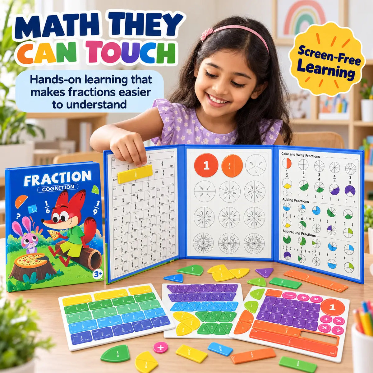 Magnetic Fraction Learning Book