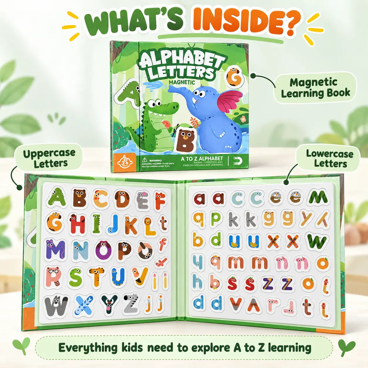 Magnetic Alphabets Learning Book