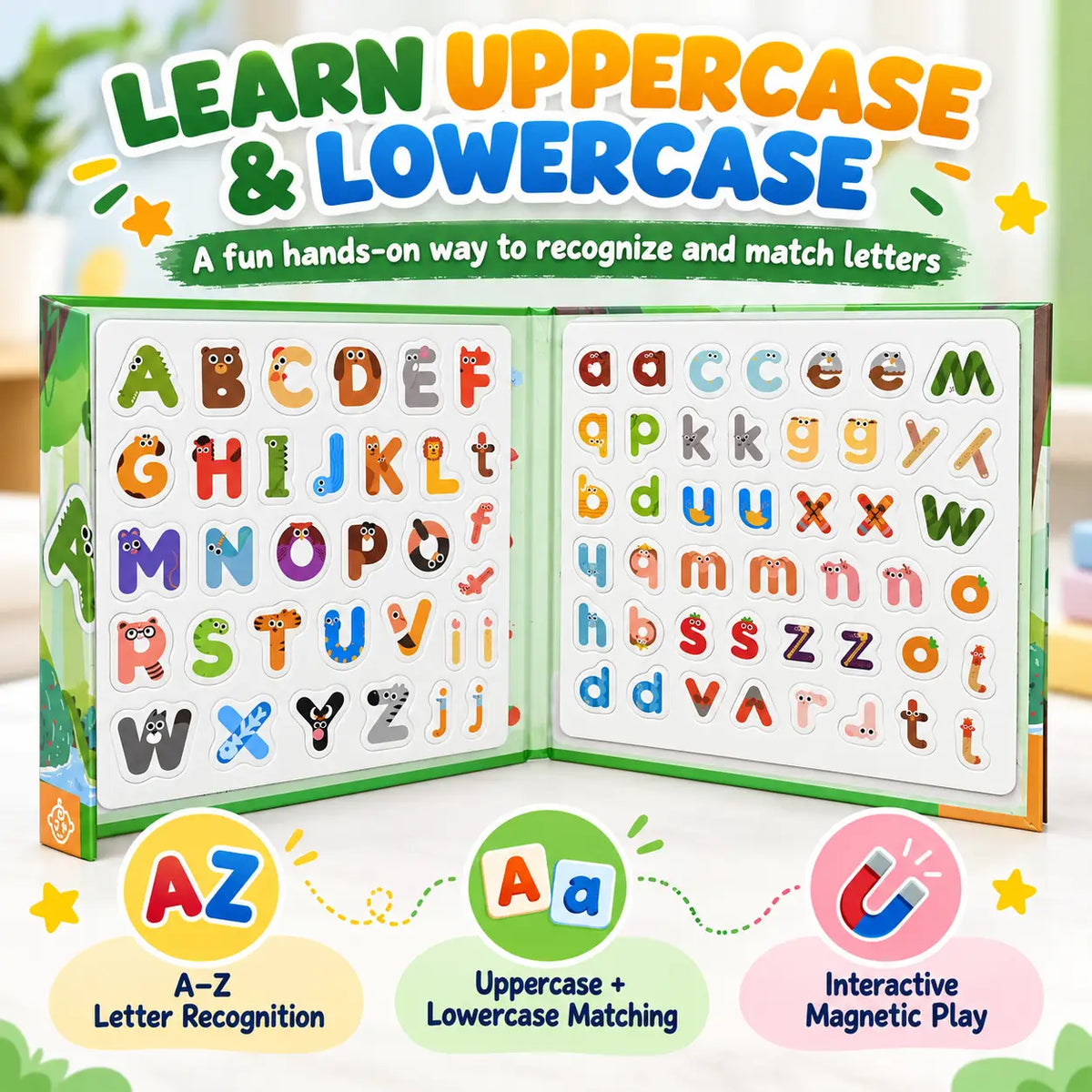 Magnetic Alphabets Learning Book