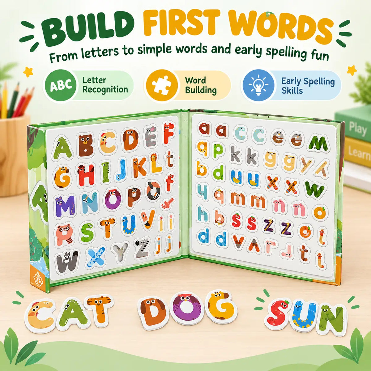 Magnetic Alphabets Learning Book
