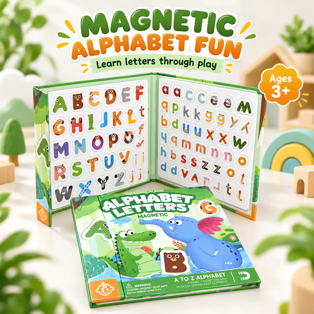Magnetic Alphabets Learning Book