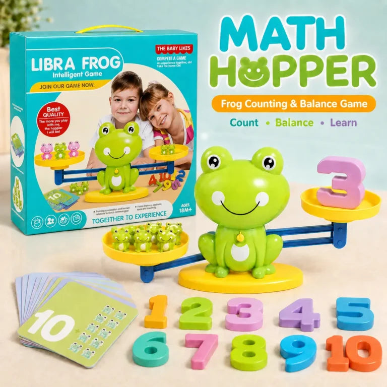 Math Hopper – Frog Counting &amp; Balance ⚖️🔢