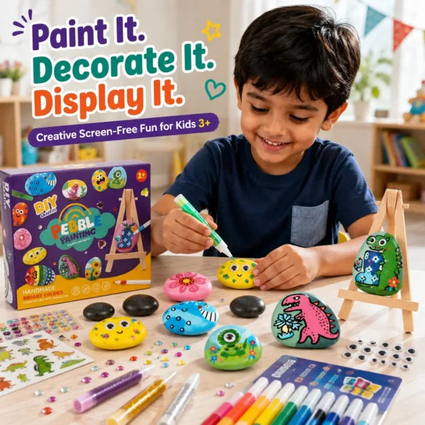 Pebble Pals – Rock Painting & Decorating Kit