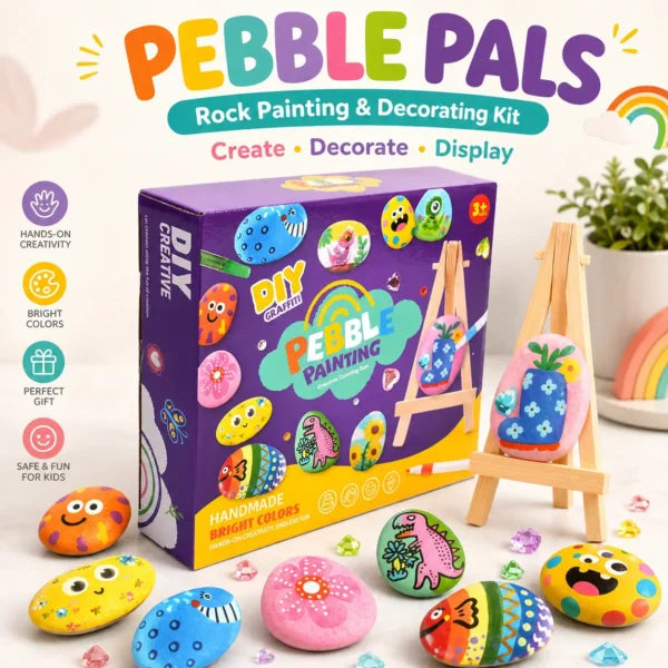 Pebble Pals – Rock Painting & Decorating Kit