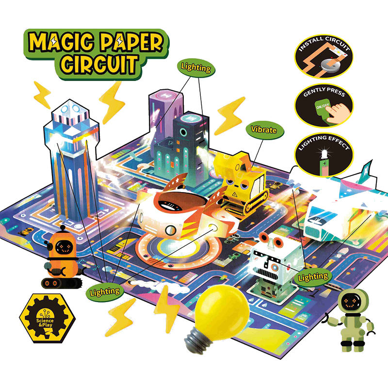 Electro City – Paper Circuit STEM Kit | Future City Theme