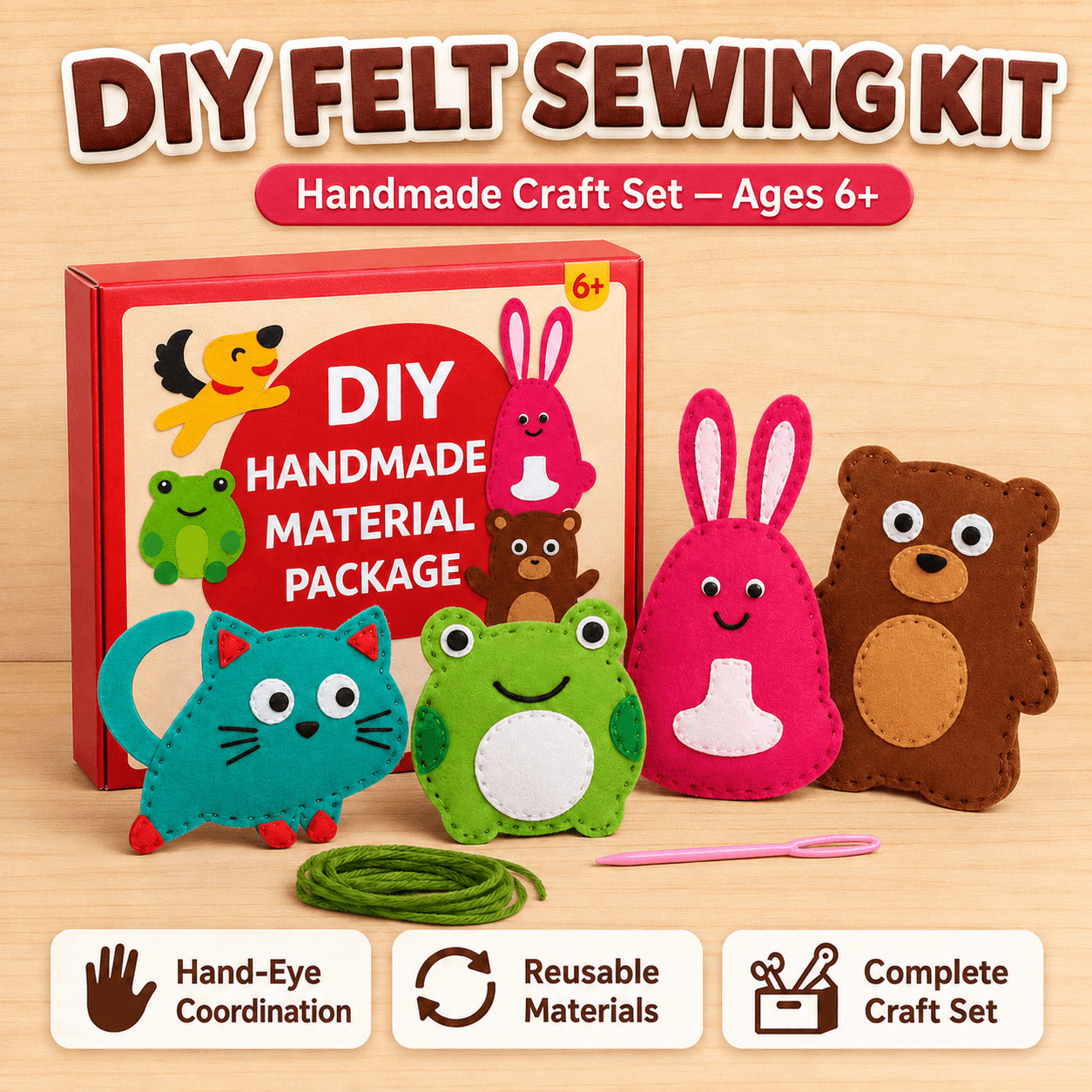Stitch Lab - 6 In 1 DIY Sewing Kit