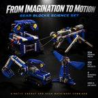 Gear Blocks Creator — 534-Piece STEM Engineering Set