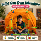 Fortify 3D Builder Kit – 88 Piece Glow Fort + Tent System