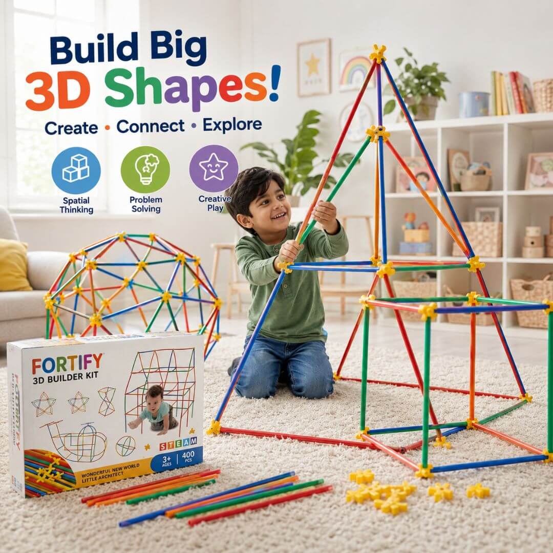 3D Builder Kit – 400 Piece | Shapes & Structures
