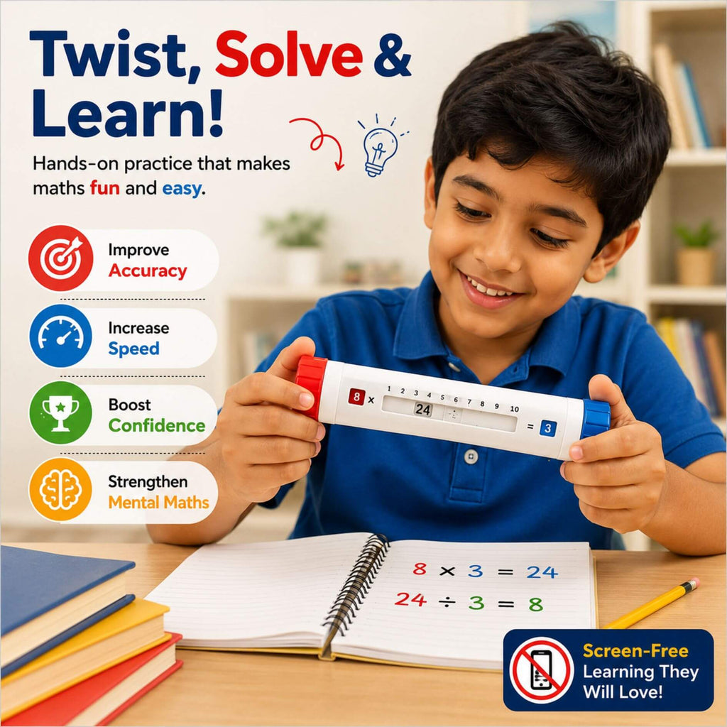 Math Twister – 2-in-1 Multiplication & Division Learning Tool