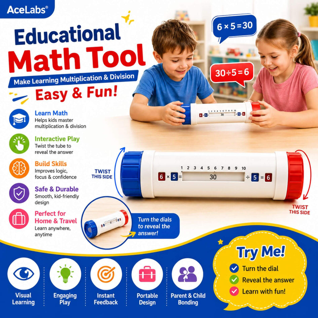 Math Twister – 2-in-1 Multiplication & Division Learning Tool